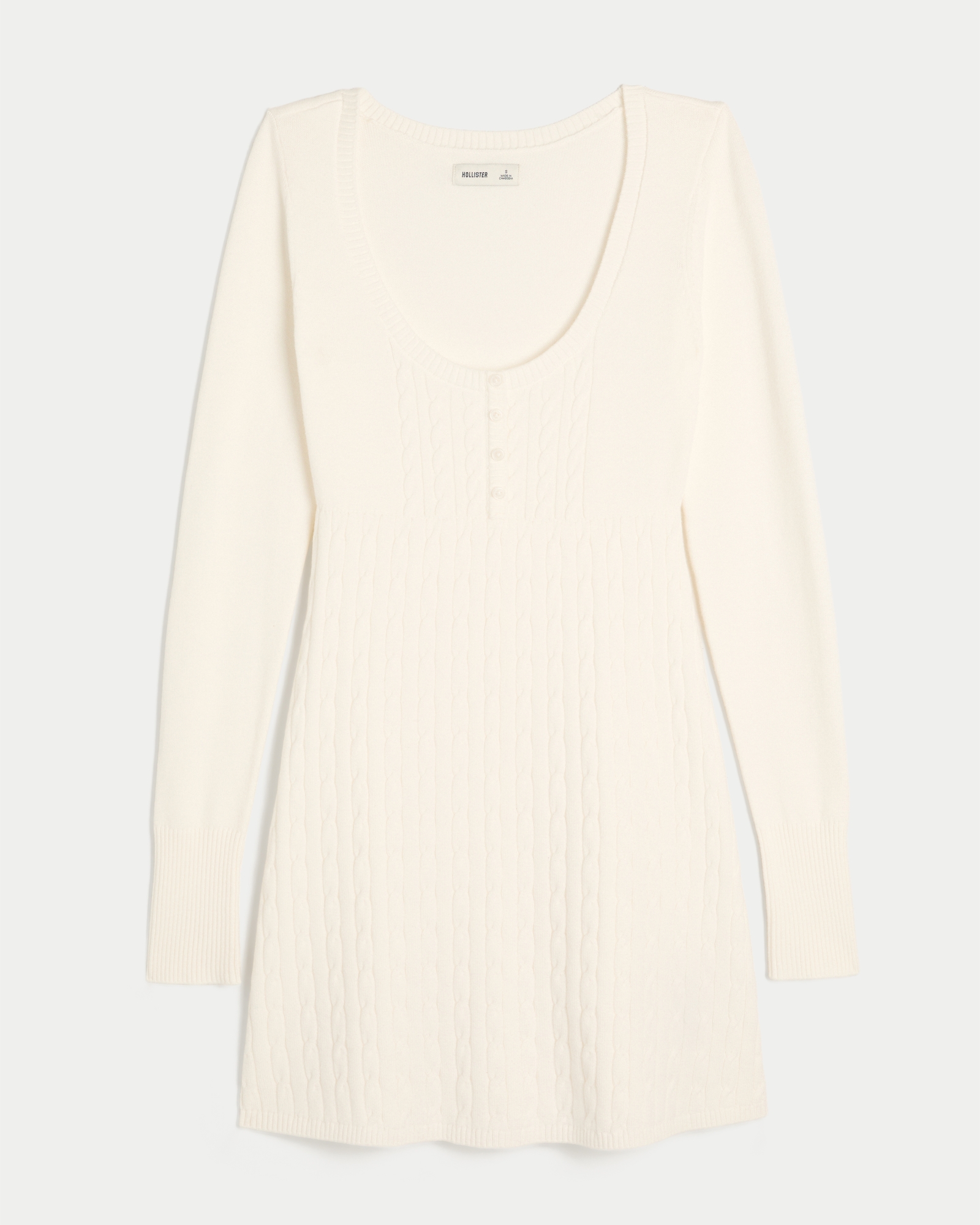 Babydoll Sweater Mini Dress