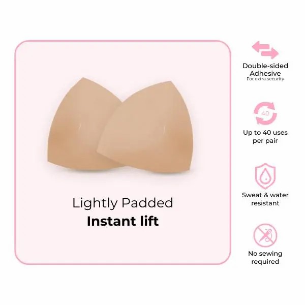 🔥🔥🔥Sticky Bra Inserts That Stay Put – Invisible Lift, No Sewing, Reusable