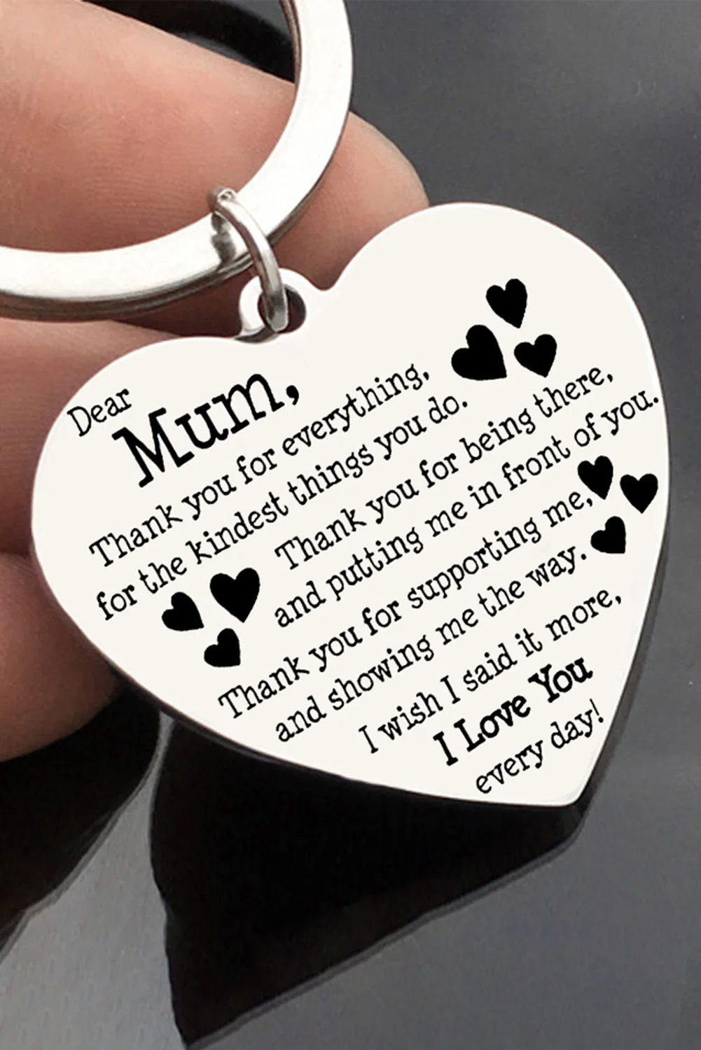Gold Tiny Mama Script Necklace