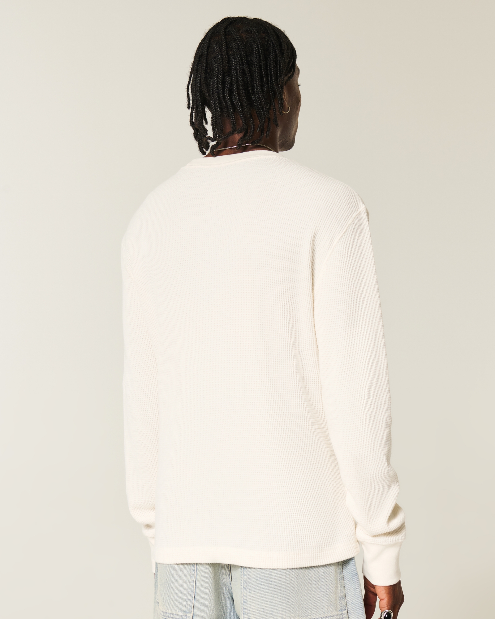 Relaxed Thermal Long-Sleeve Camo Crew Shirt