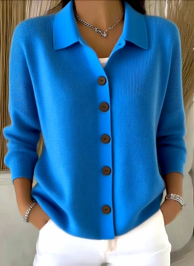 Plain Casual Regular Fit Cardigan