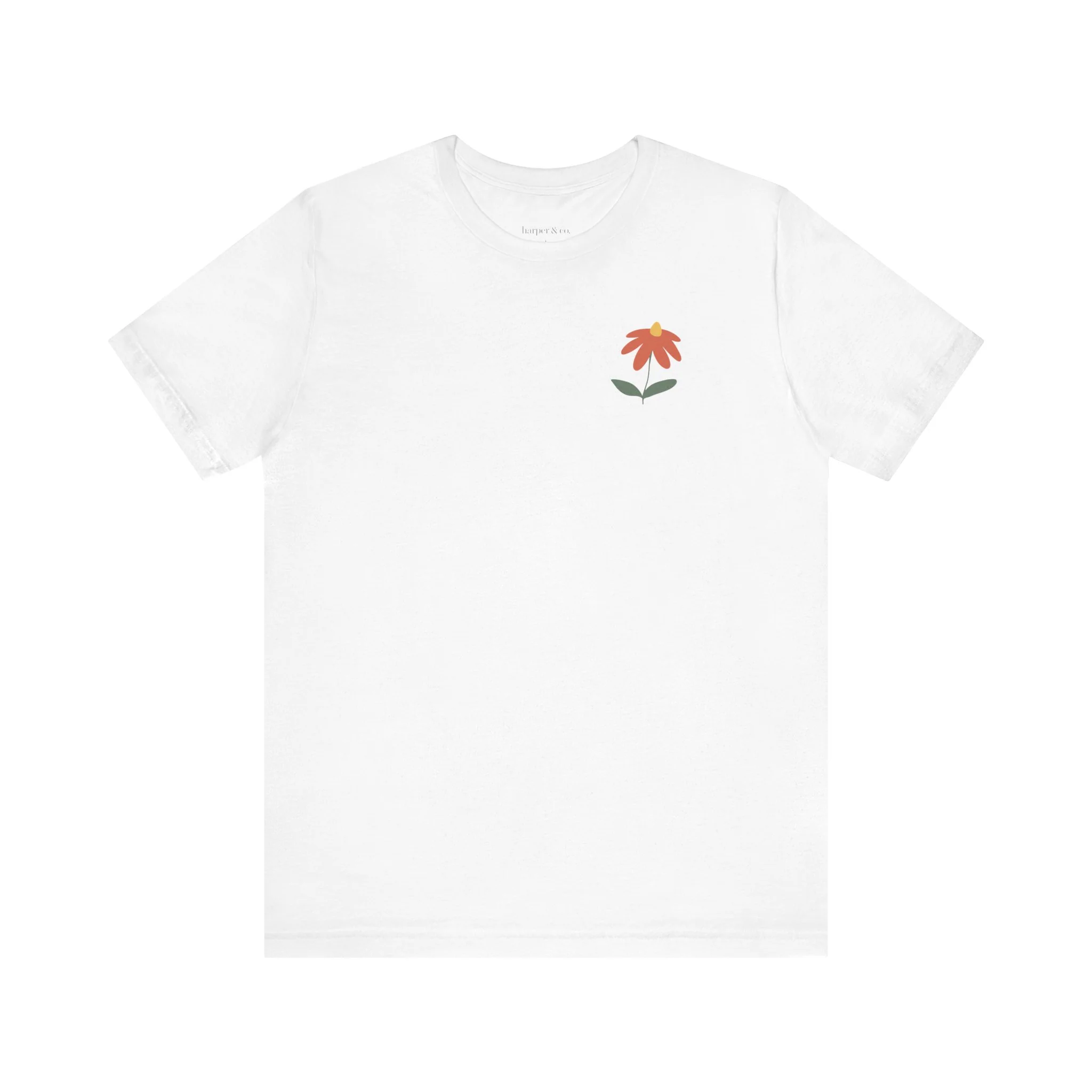 Gerbera Bella Canvas Unisex Jersey T-Shirt - Multiple Colors