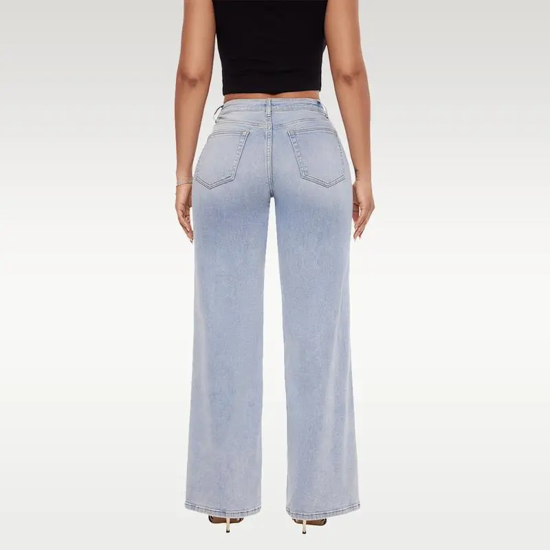 Mid-low Rise Baggy Jeans