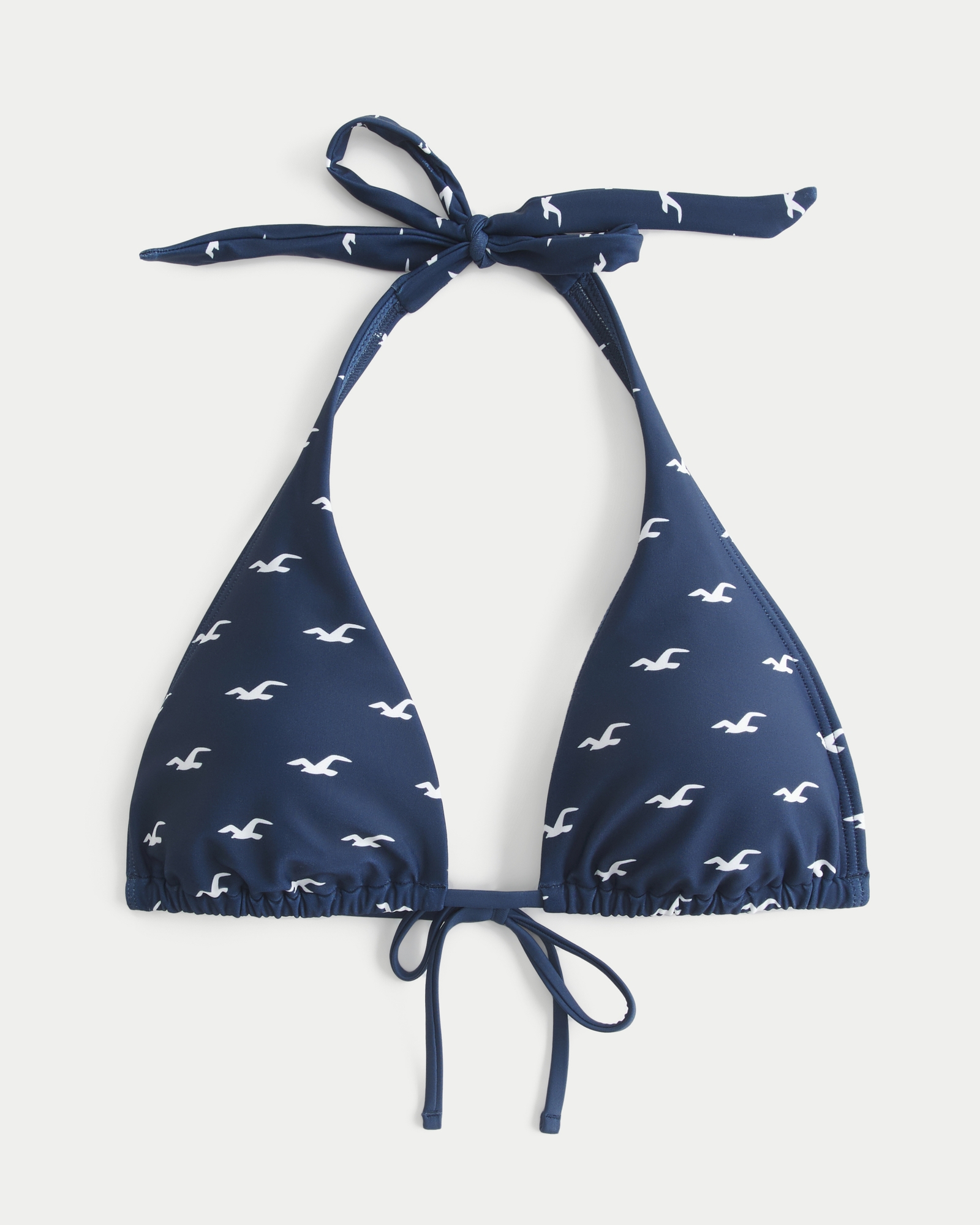 Halter Triangle Bikini Top