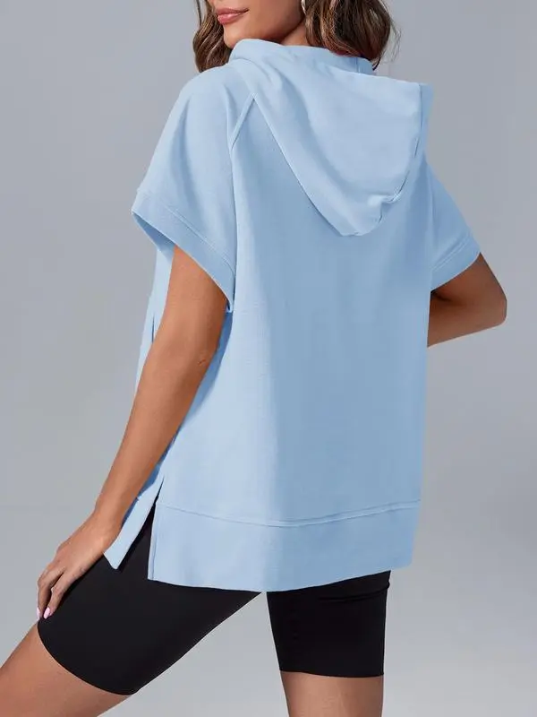 Womens Oversized Half Zip Hoodies (Less than $3 each!)