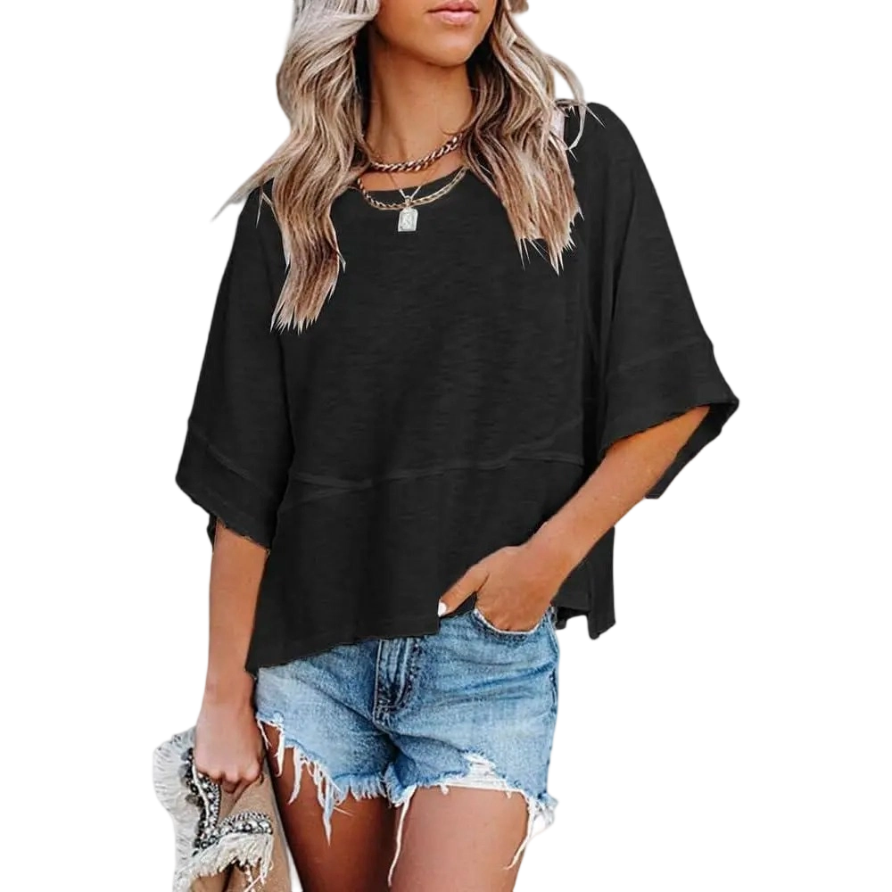🌀🌀🌀Women's Batwing Half Sleeve Top