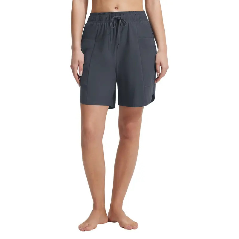 Women's 7-Inch High-Waisted Beach Swim/Athletic Shorts