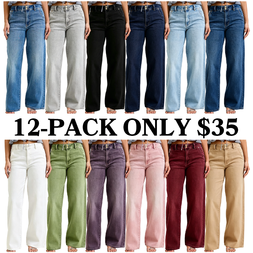 Classy Trouser LIGHT High Waist Wide Leg Jean