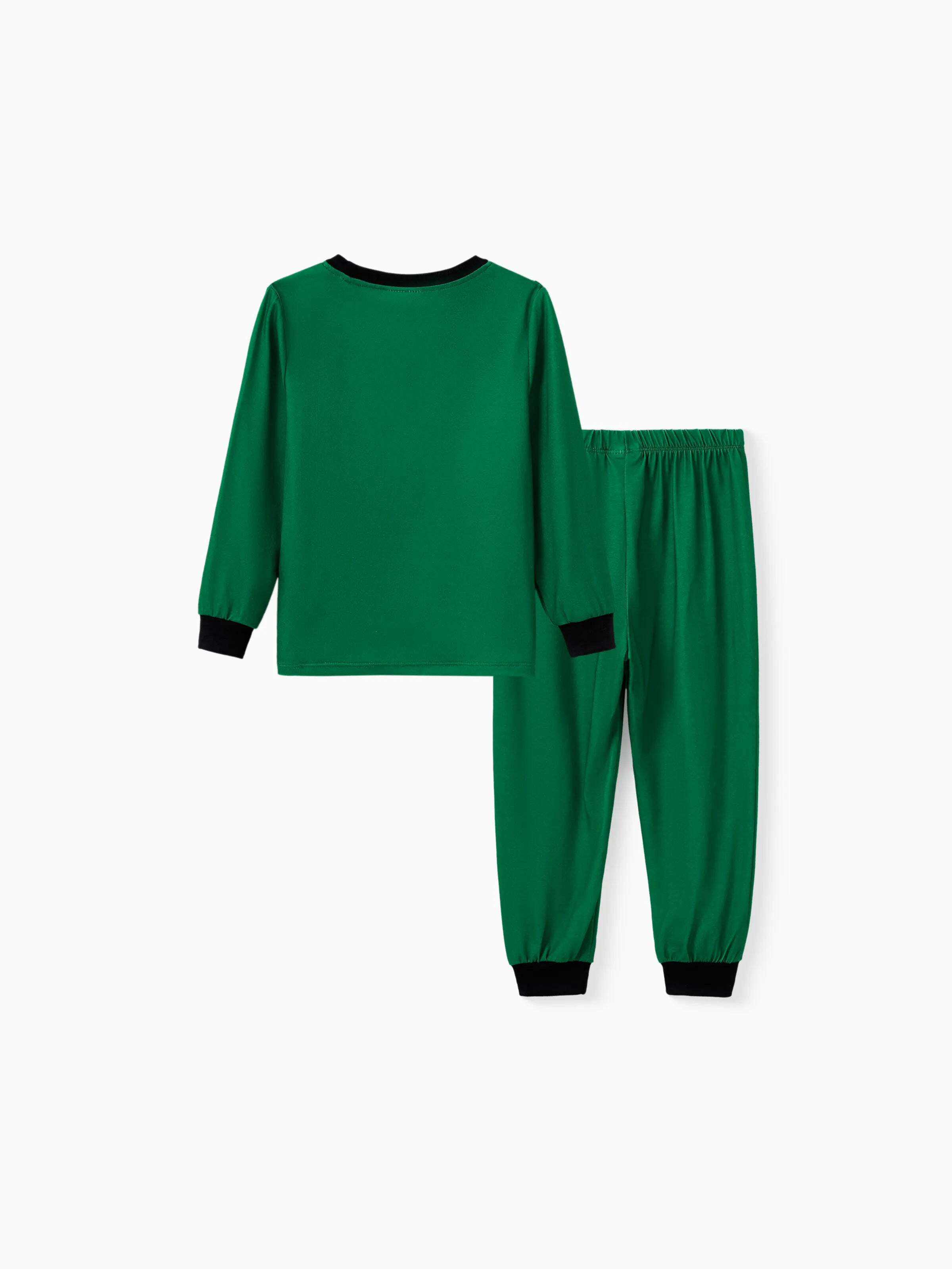 Christmas Family Matching Belt and Collar Pajamas Sets with Christmas Socks