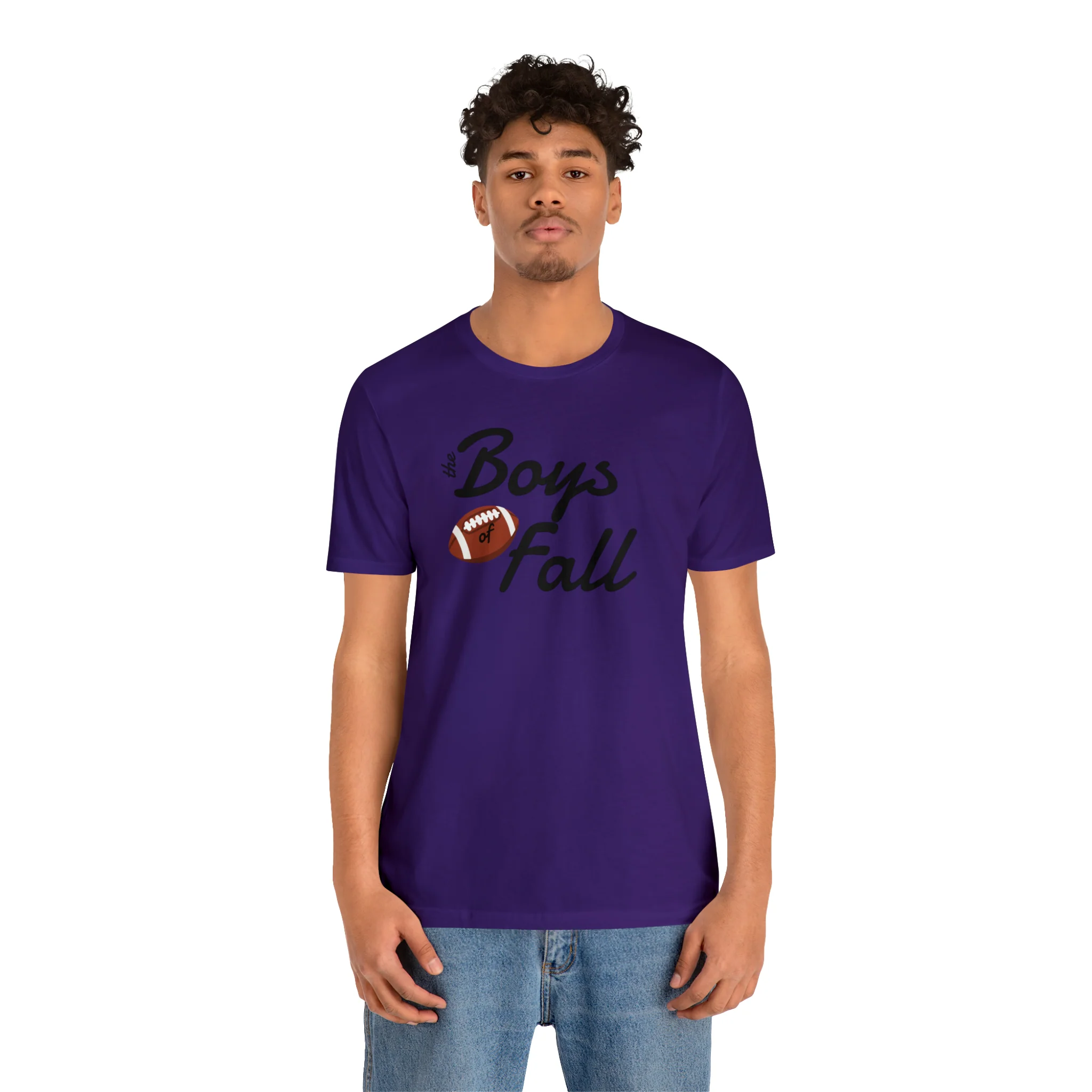 Boys of Fall Football Patch Unisex Softstyle T-Shirt