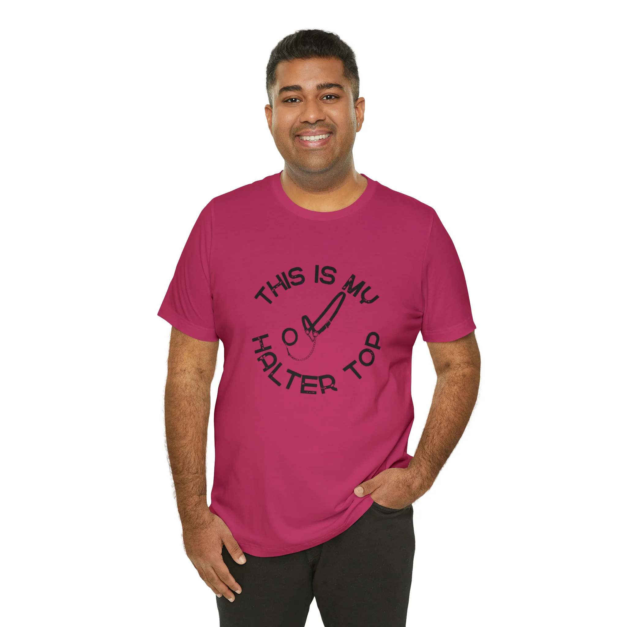 This is My Halter Top Unisex Jersey Short Sleeve Tee