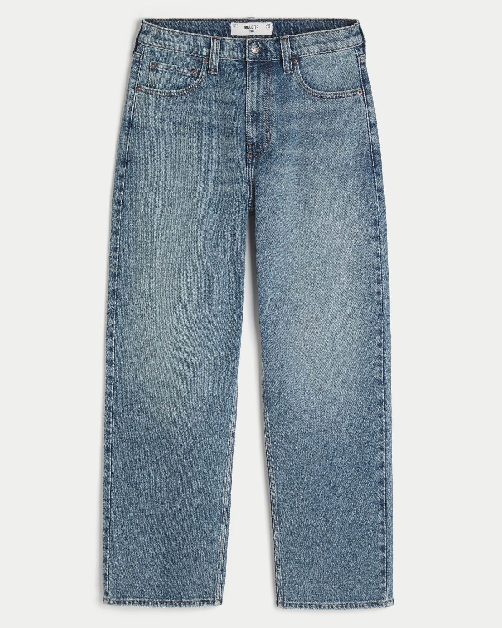 Light Wash Baggy Jeans