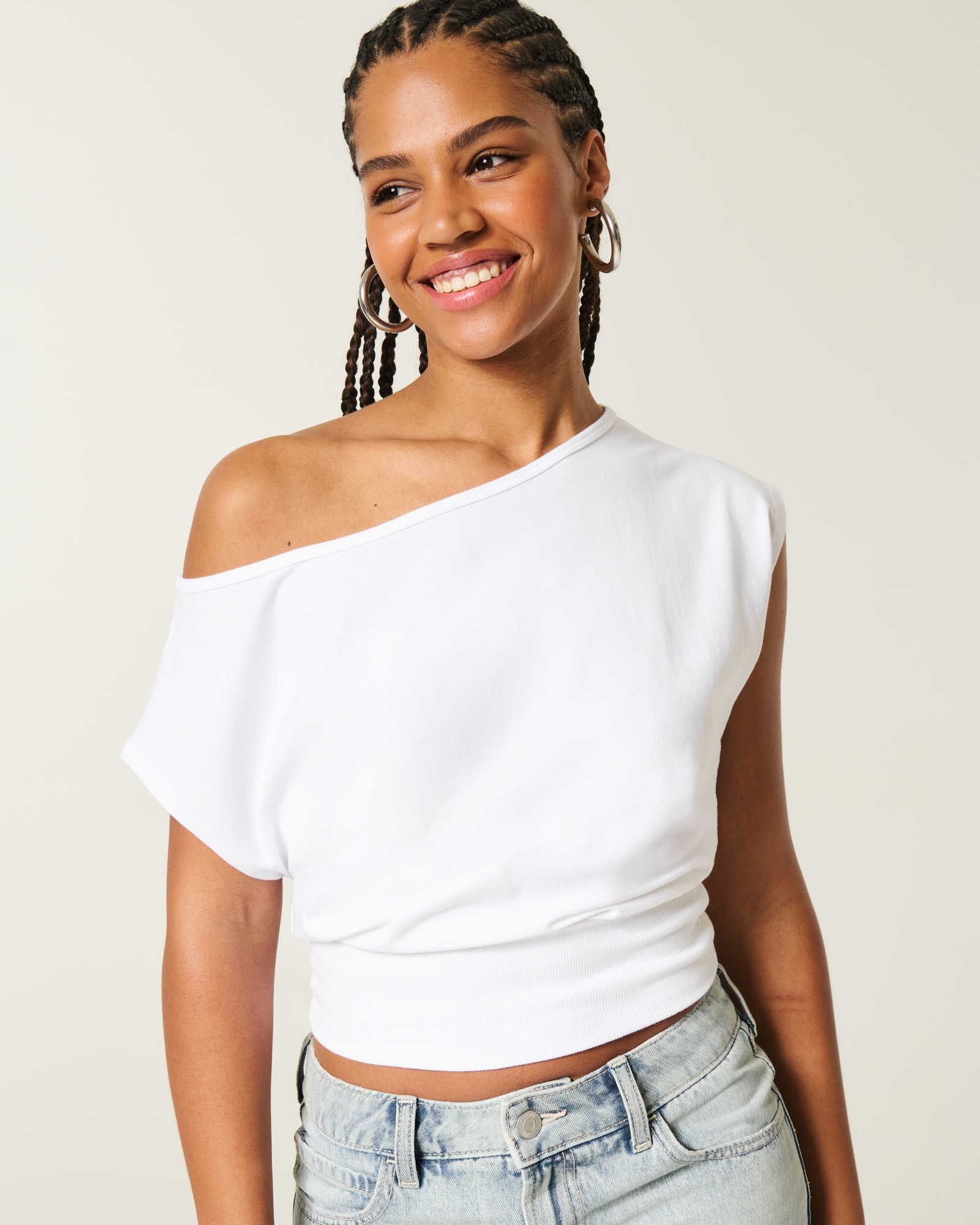 Off-the-Shoulder Banded Top