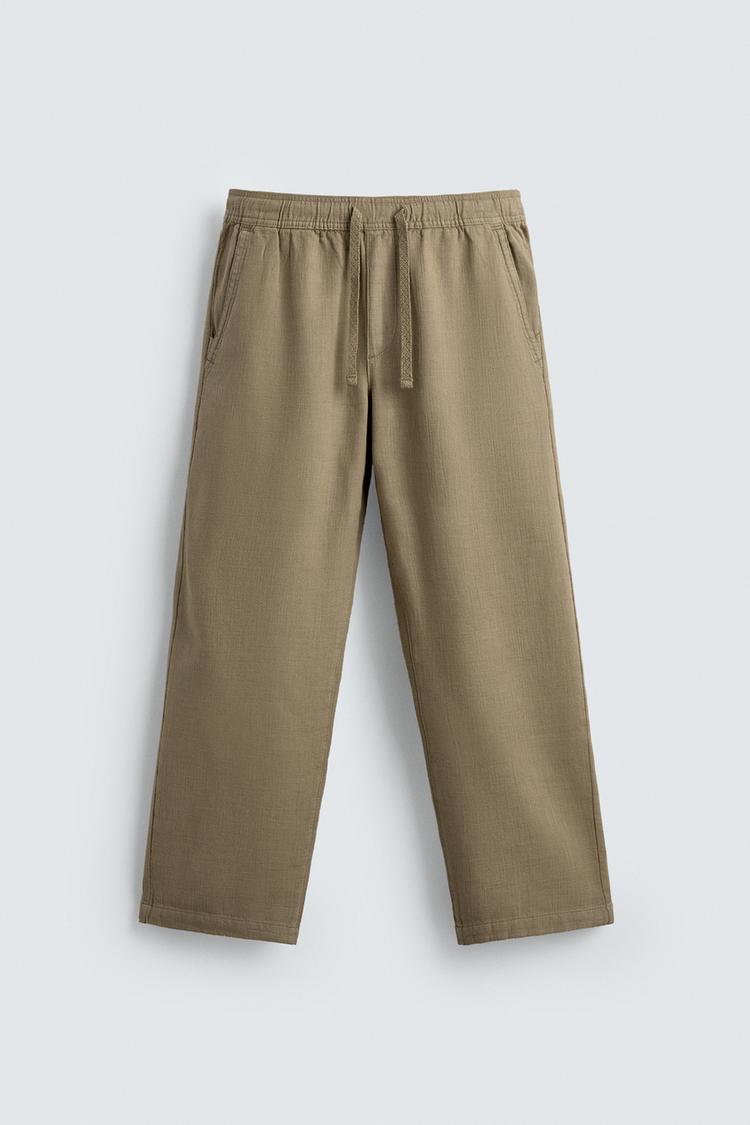 Men's Relaxed Fit Textured Pants