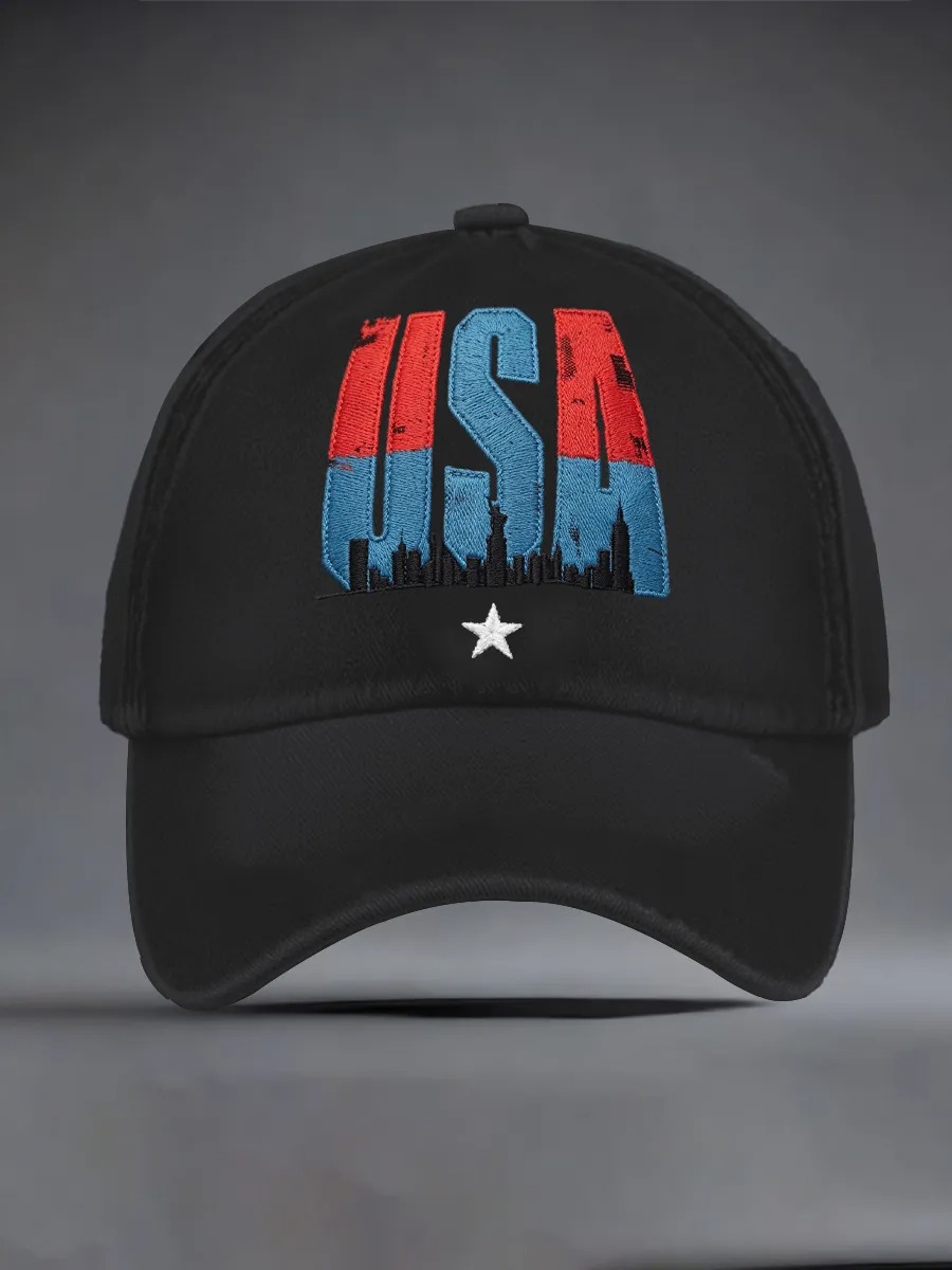 Men's America Print Casual Top