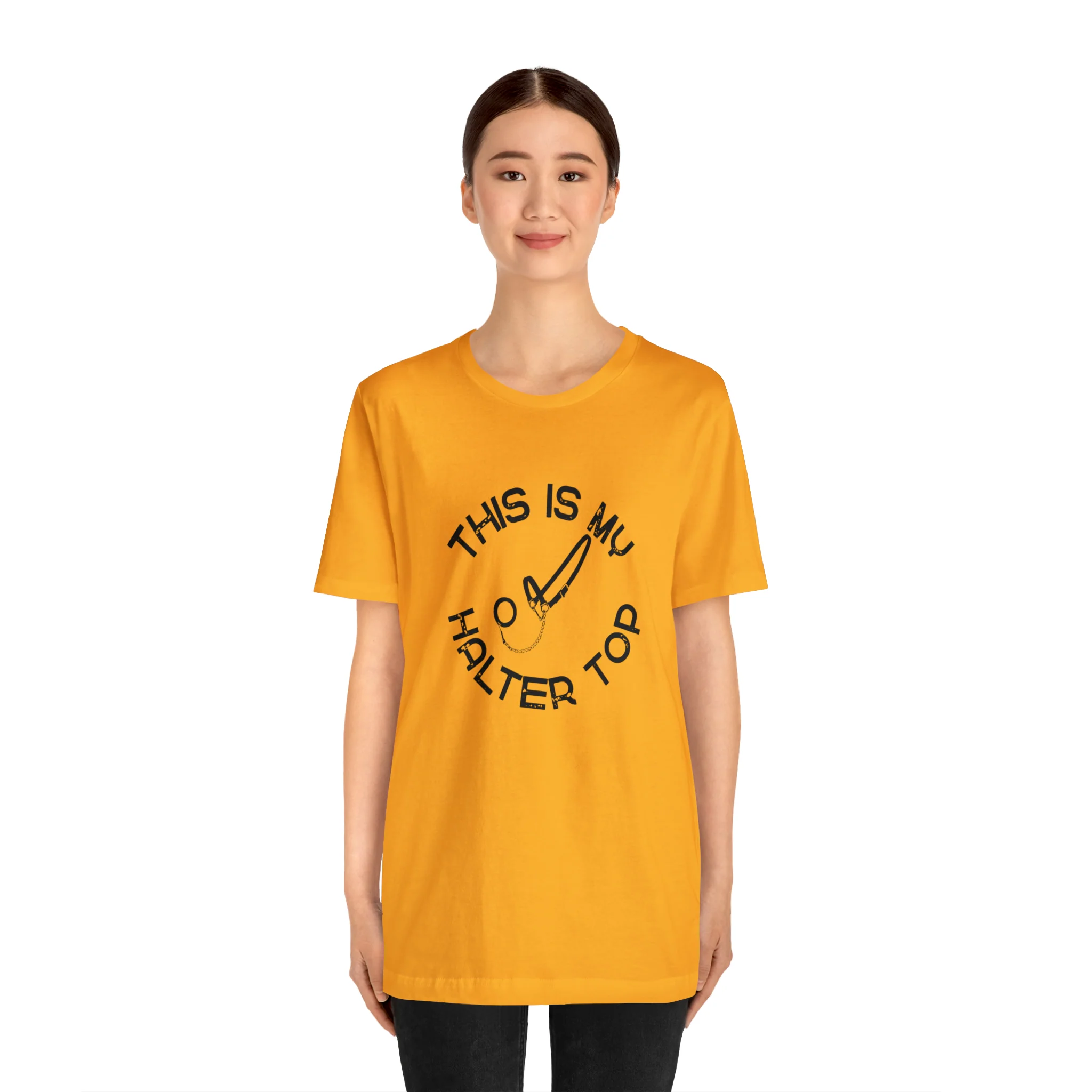 This is My Halter Top Unisex Jersey Short Sleeve Tee
