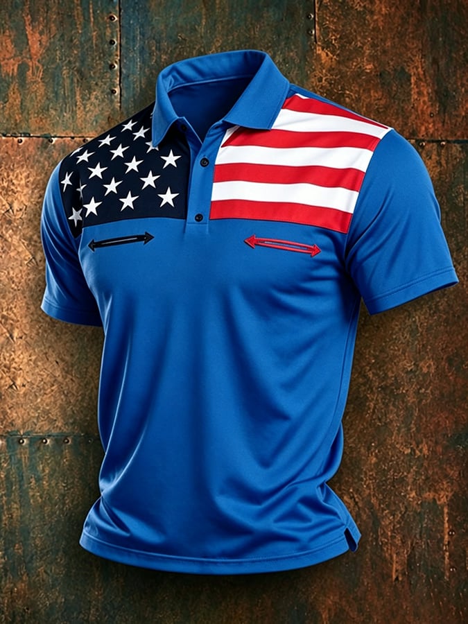 Men's American 250th Art Print Top