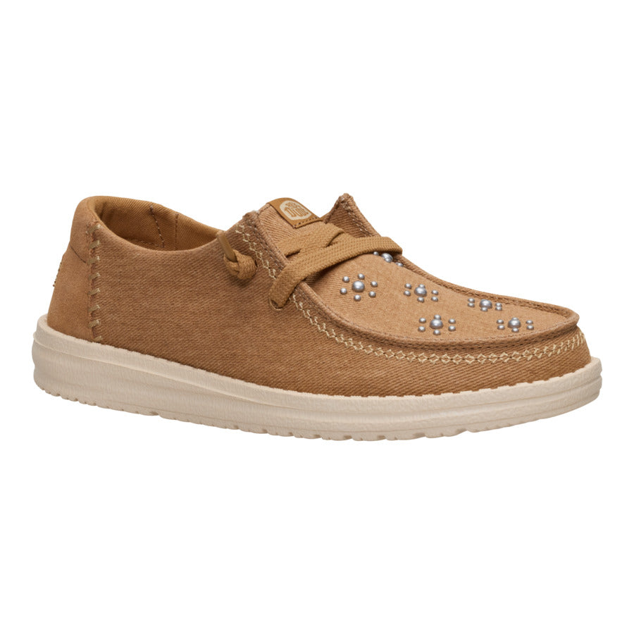 Wendy Star Stud - Cognac/Tan