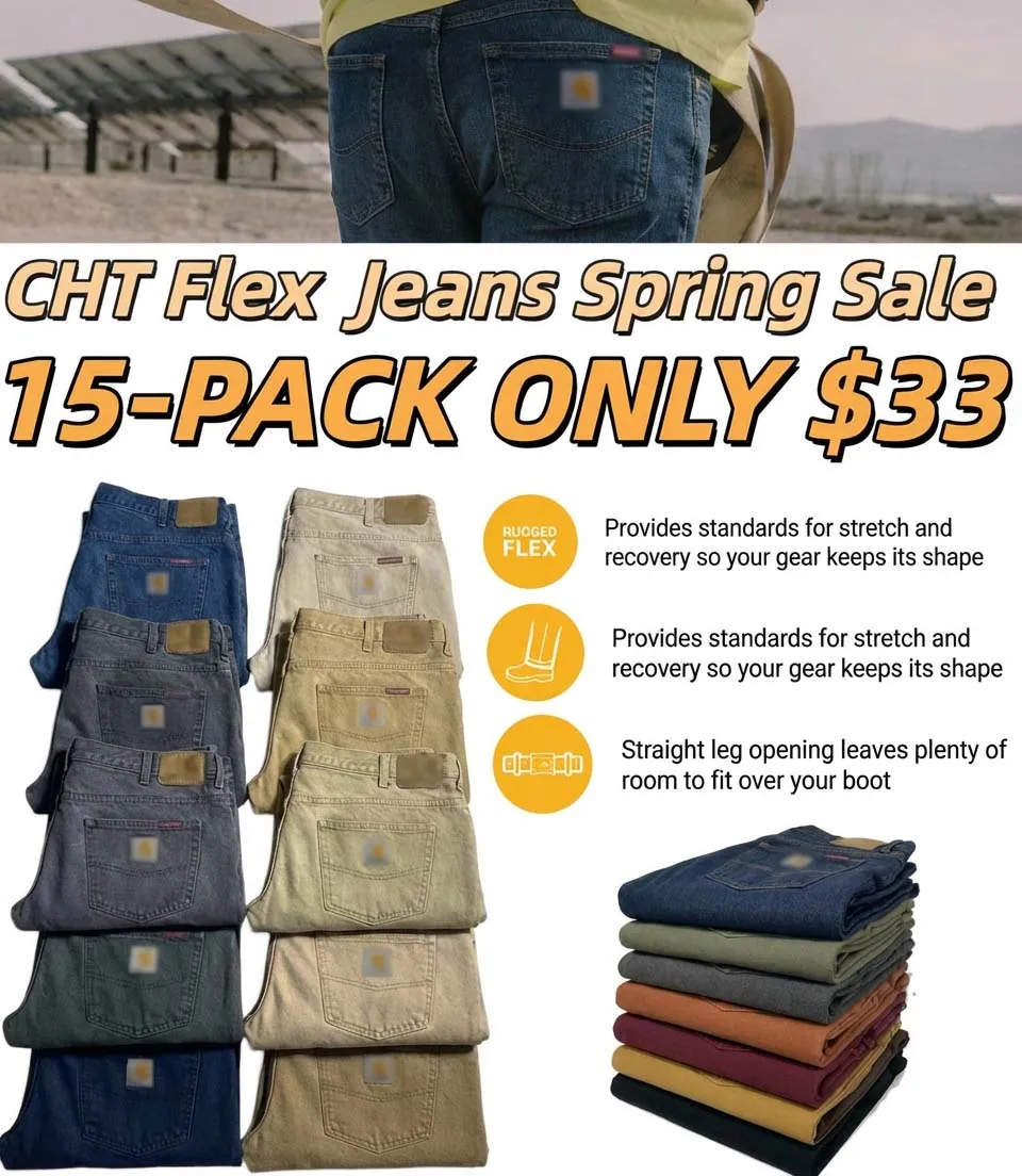 Last Day Promotion 🔥CHT Men's Flex Jeans with 7 Pockets