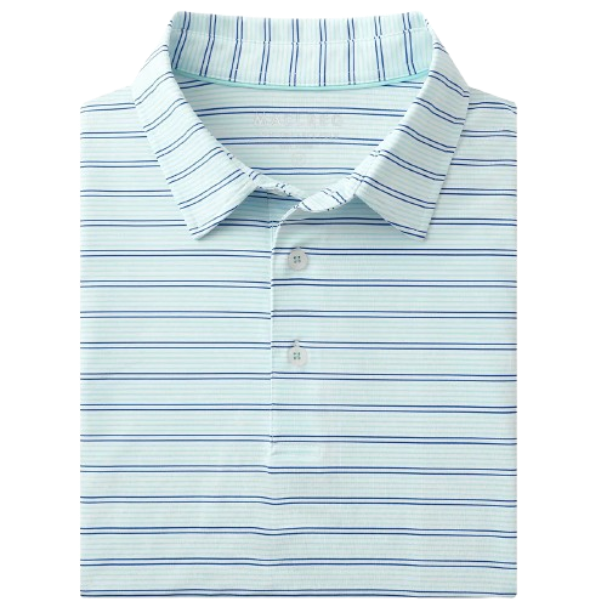 12-Pack Men's Golf Shirts — Moisture-Wicking Performance Short-Sleeve Striped Polo