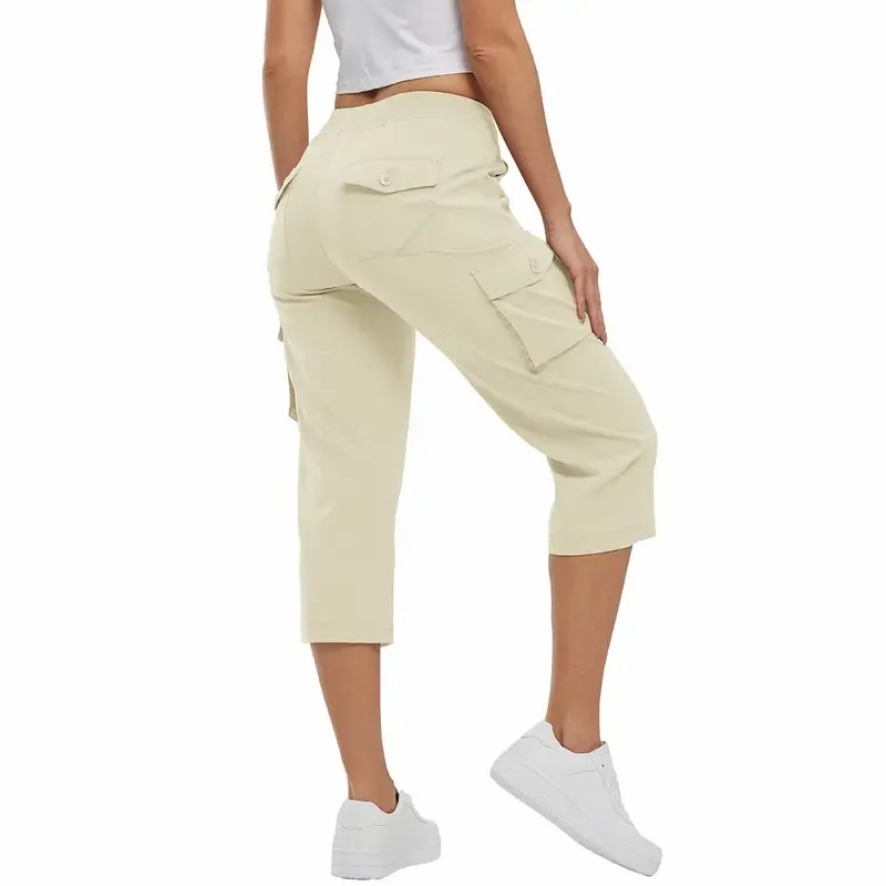 ✨✨Women’s Loose-Fit Lightweight Quick-Dry Capri Pants with Pockets