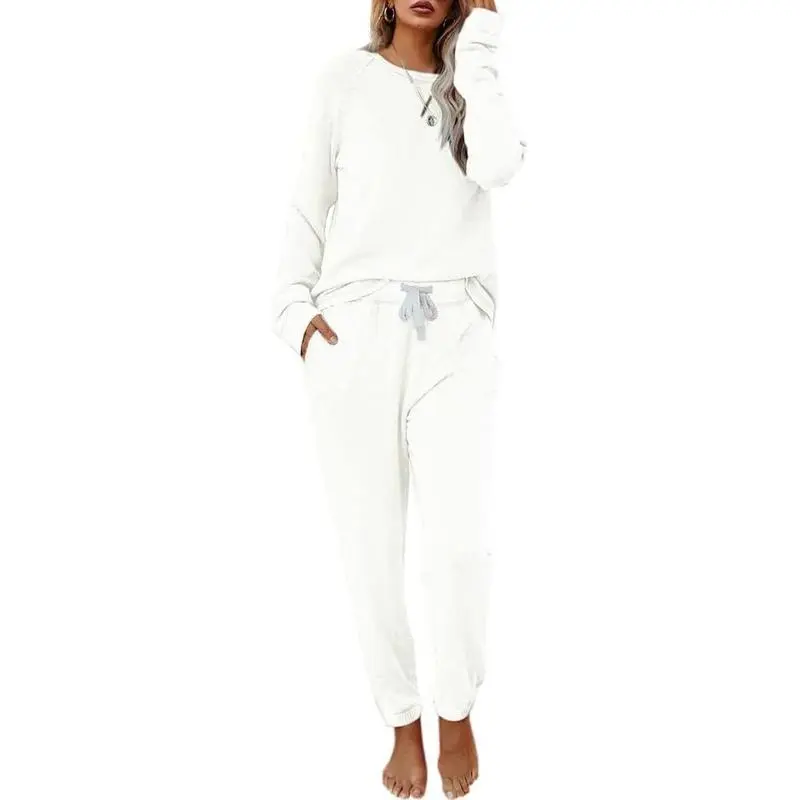 Women's  Long Sleeve Pullover & Drawstring Joggers