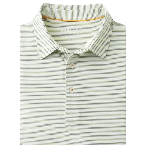 12-Pack Men's Golf Shirts — Moisture-Wicking Performance Short-Sleeve Striped Polo