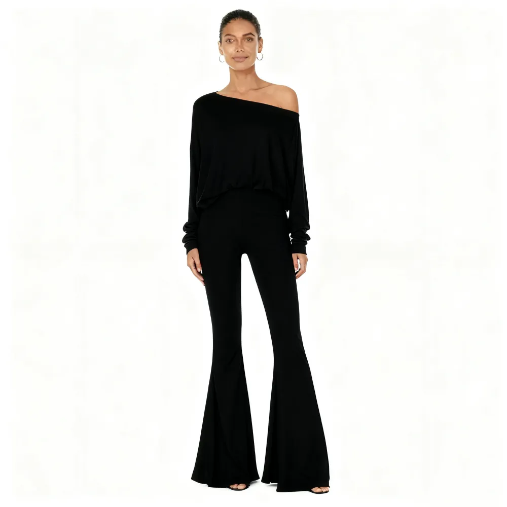 Women's Plain Two Piece Set