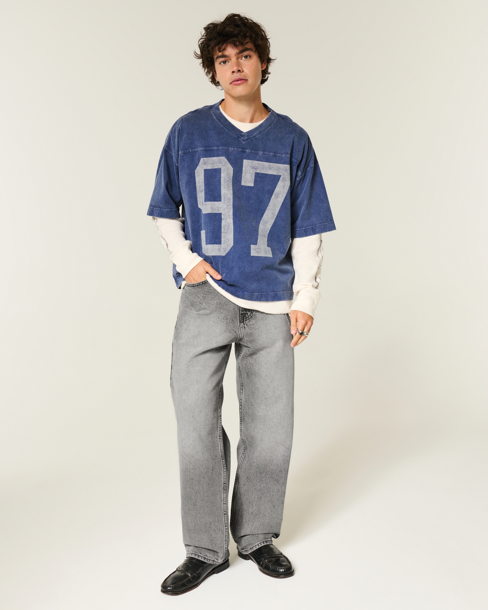 Light Wash Baggy Jeans
