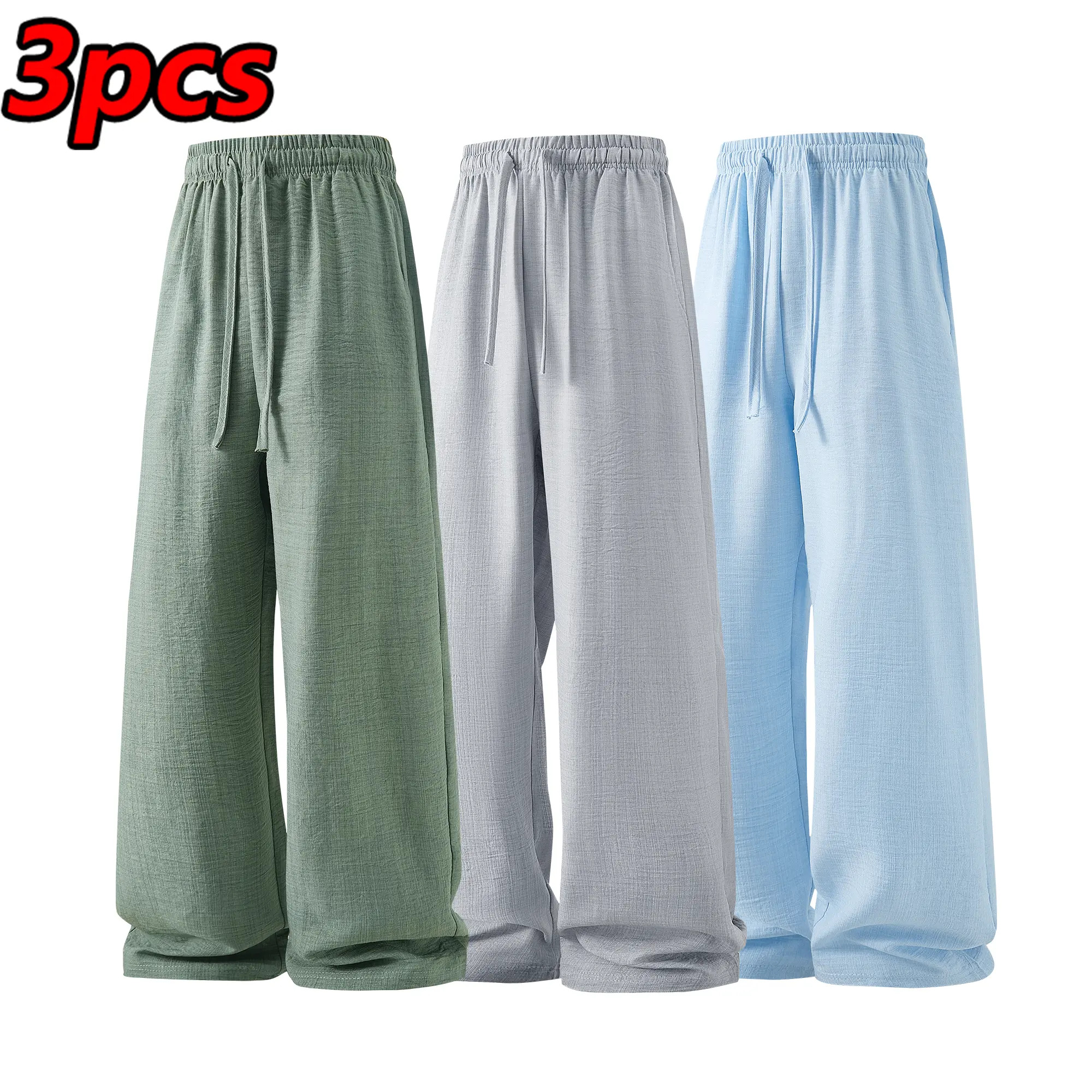 Men’s Summer Lightweight Casual Retro Pants