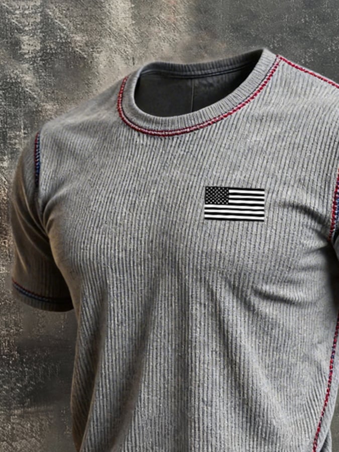 Men's Retro Color-Block 