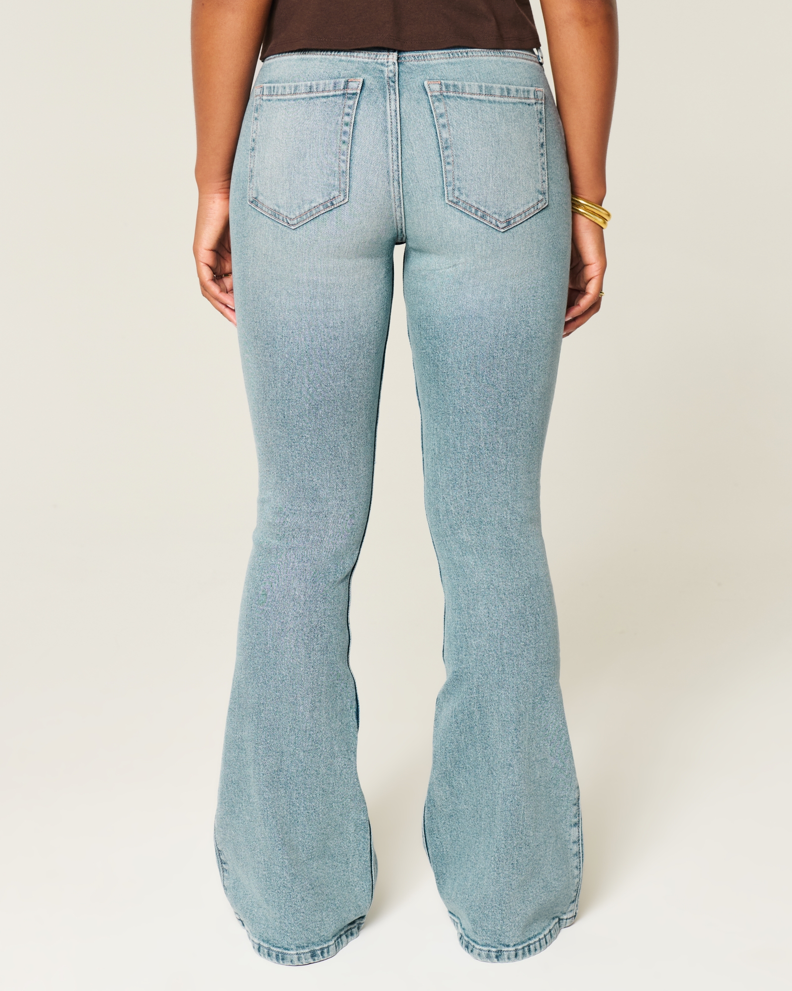 Curvy High-Rise Dark Wash Flare Jeans