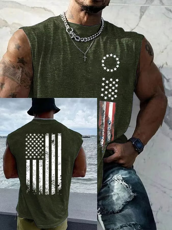 Men's USA 1776-2026 Freedom Printed Top
