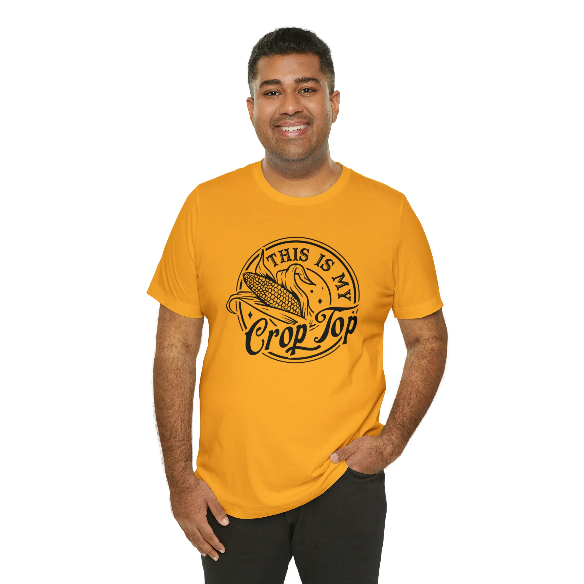 Crop Top Unisex Jersey Short Sleeve Tee