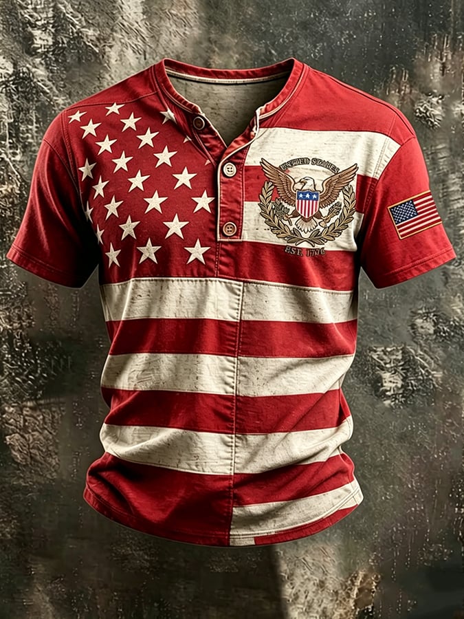 Men's 250th Anniversary Short-Sleeve Printed Polo Shirt
