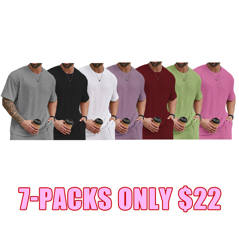 🌴 Men's Relaxed 2-Piece Casual Lounge Set