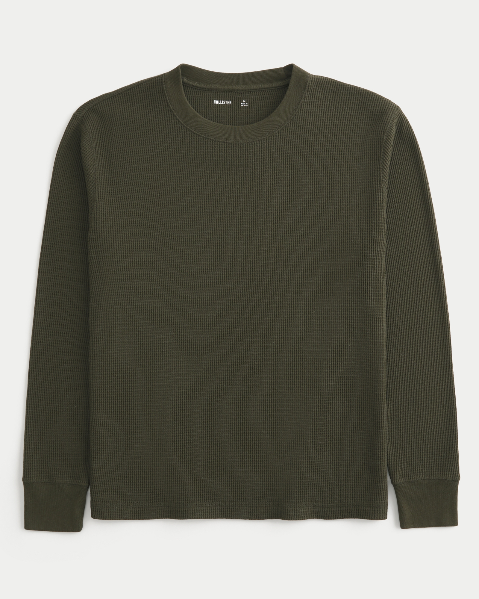 Relaxed Thermal Long-Sleeve Camo Crew Shirt