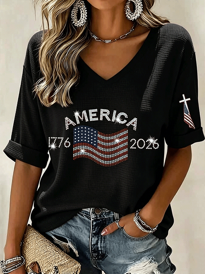 Women's 250th Anniversary Print Top