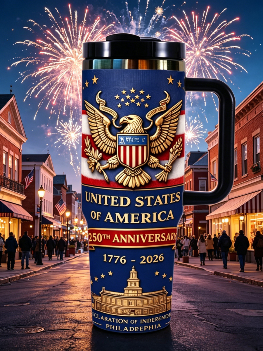 250Th Anniversary Commemoration 40Oz Second Generation Handle Car Cup Insulated Ice King Cup