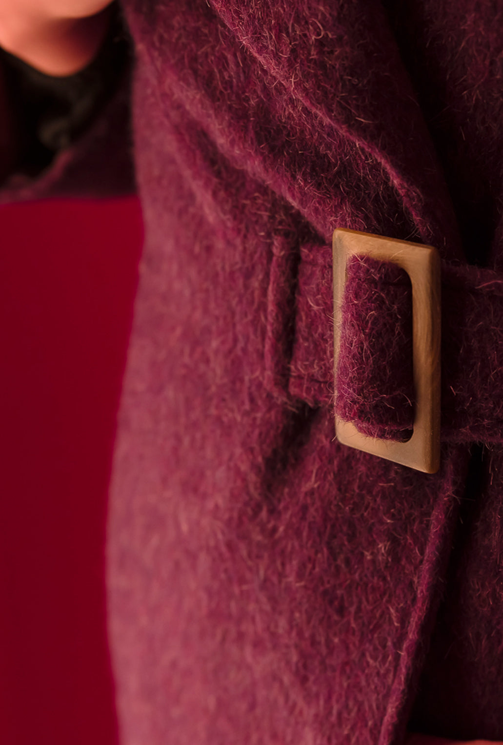 PLUM COACH COAT