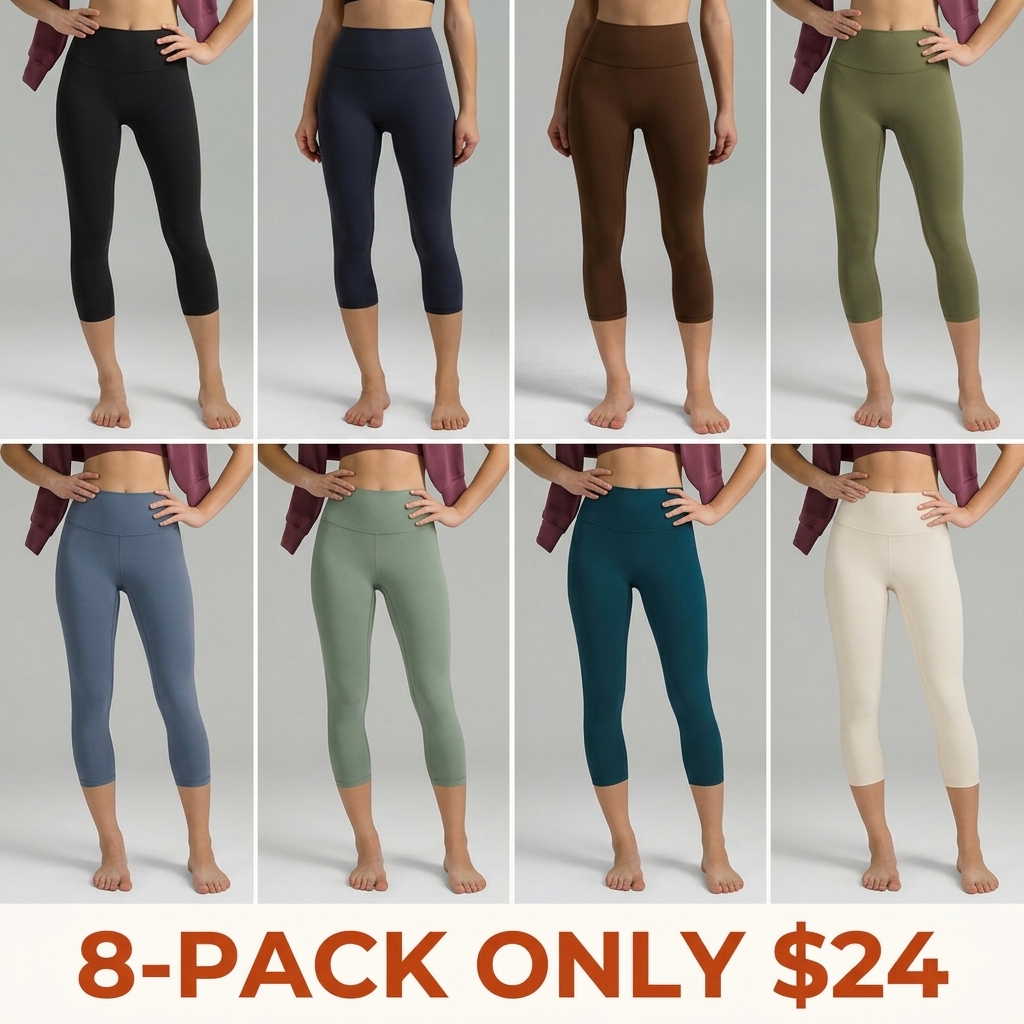 Women's Dreamlux High-Rise Tummy-Control Yoga Cropped Leggings (21-inch)