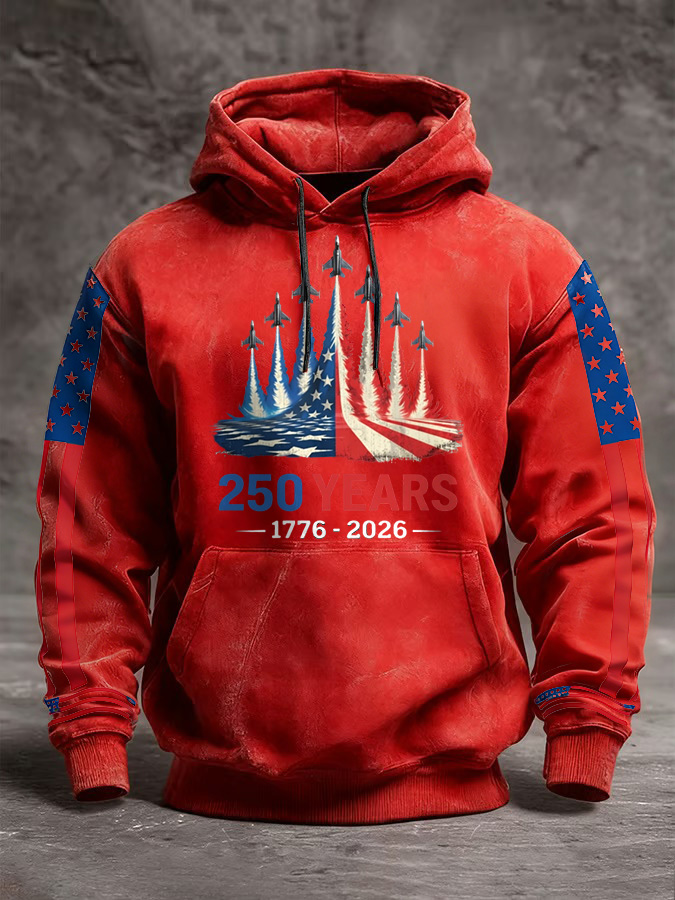 Men'S And Women'S 250Th Anniversary Celebration Hooded Sweatshirt