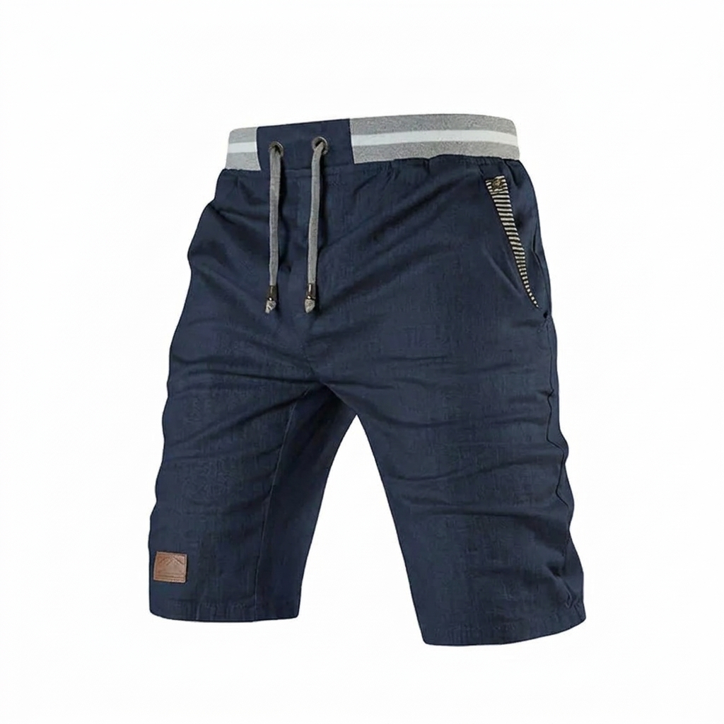 Men's Striped Bermuda Shorts