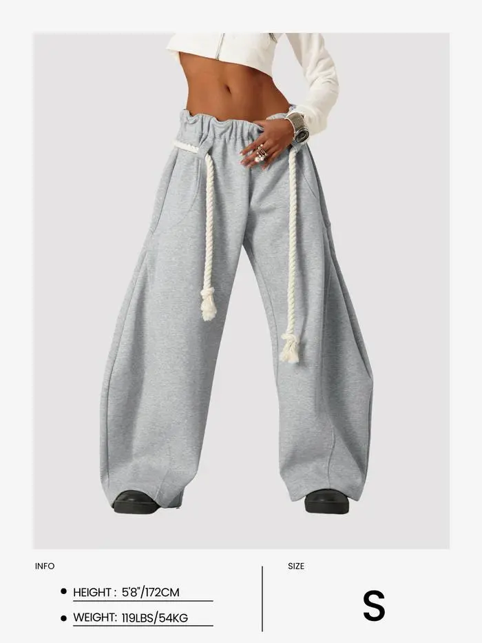 Baggy Wide Leg Pants for Women