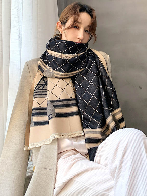 Original Warm Print Shawl&Scarf