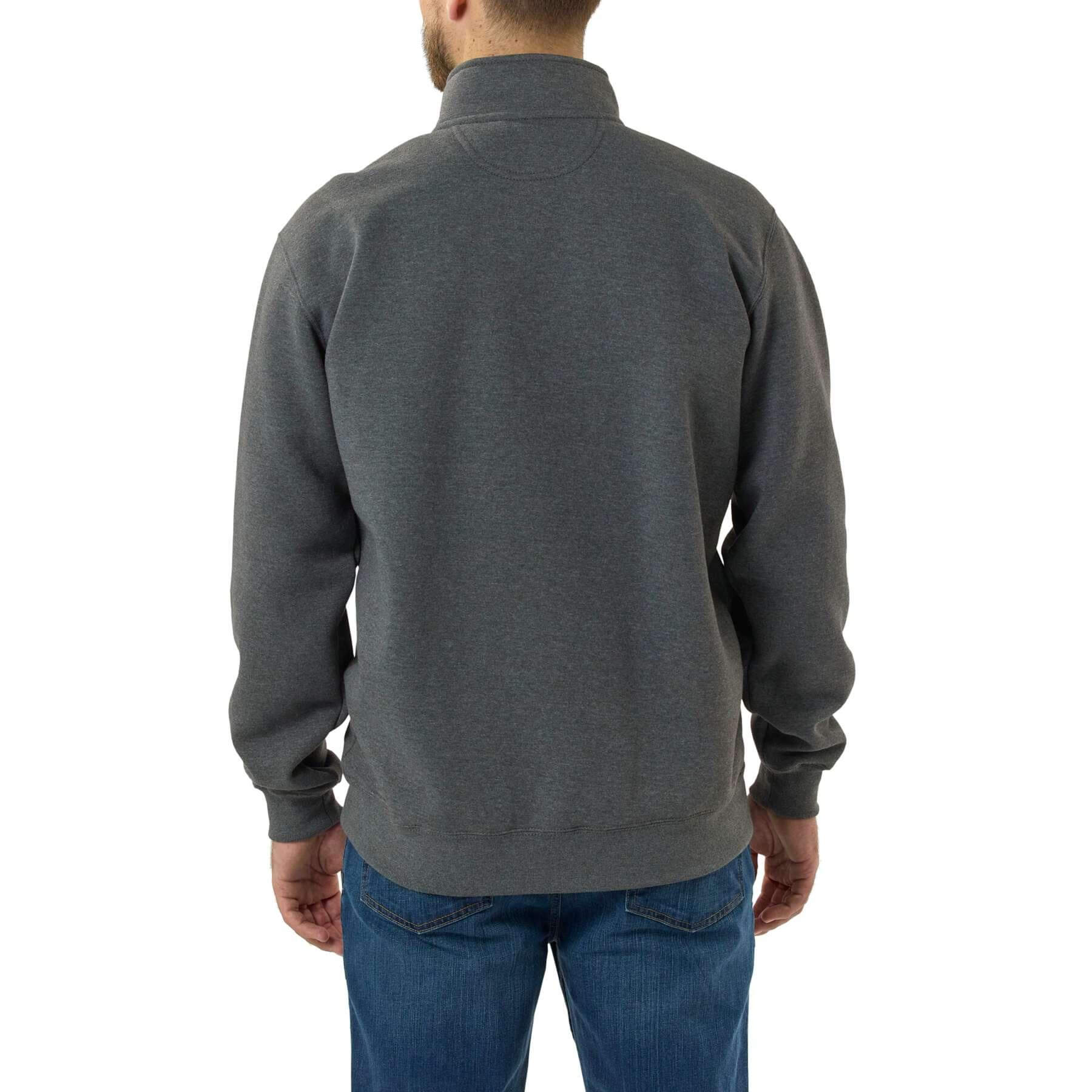 CHT Loose Fit Midweight Quarter-Zip Mock-Neck Sweatshirt 105294