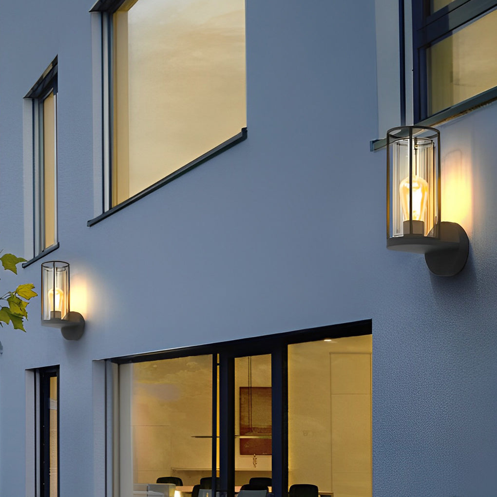 Minimalist Round Waterproof Retro Wall Lamp Outdoor Lawn Lights Path Lights