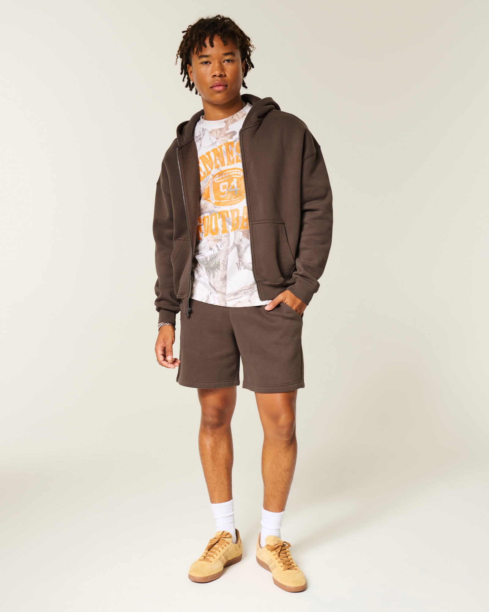Above-the-Knee Fleece Shorts