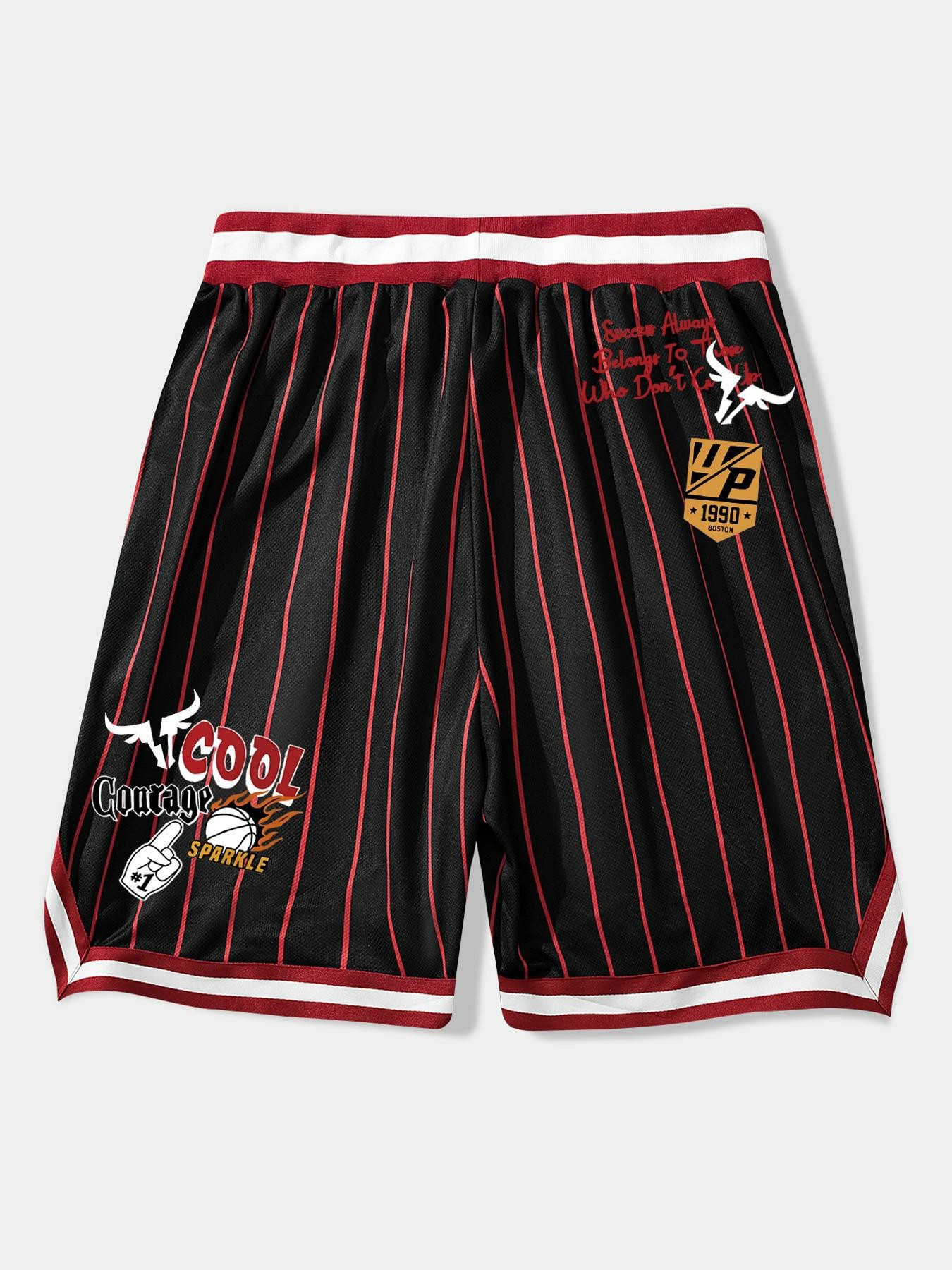 🏀 Men’s Retro MVP Basketball Shorts – Quick-Dry Athletic Streetwear Shorts