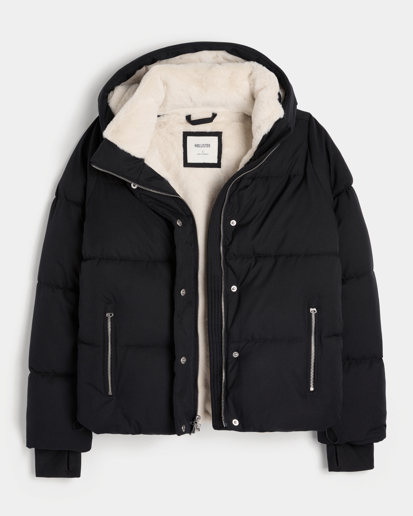 Faux Fur-Lined All-Weather Puffer Jacket